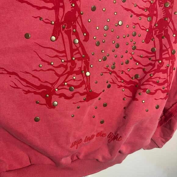 Sunwalker Men's Sun Red Hoodie Sweatshirt Size XXL - Picture 6 of 10